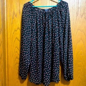Women’s Chaps Rosebud Blouse Size 3X